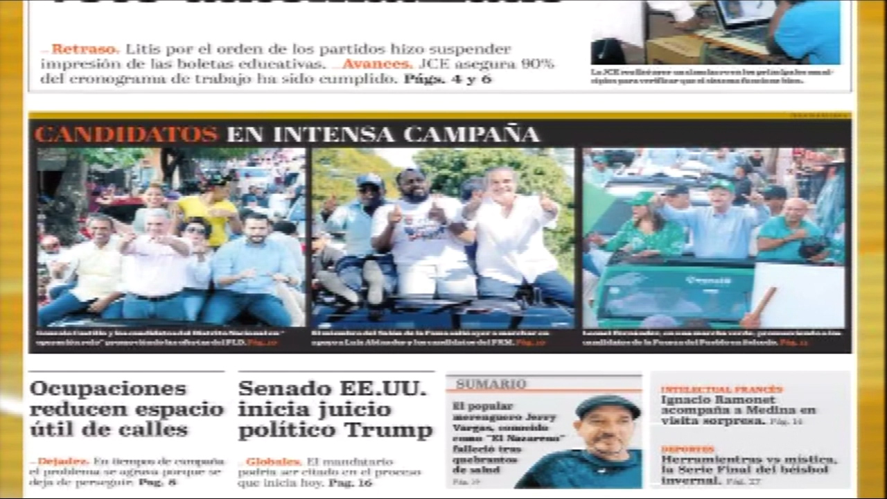 Infórmate Con Las Portadas De Los Principales Periódicos De Hoy 20 De Enero Del 2020