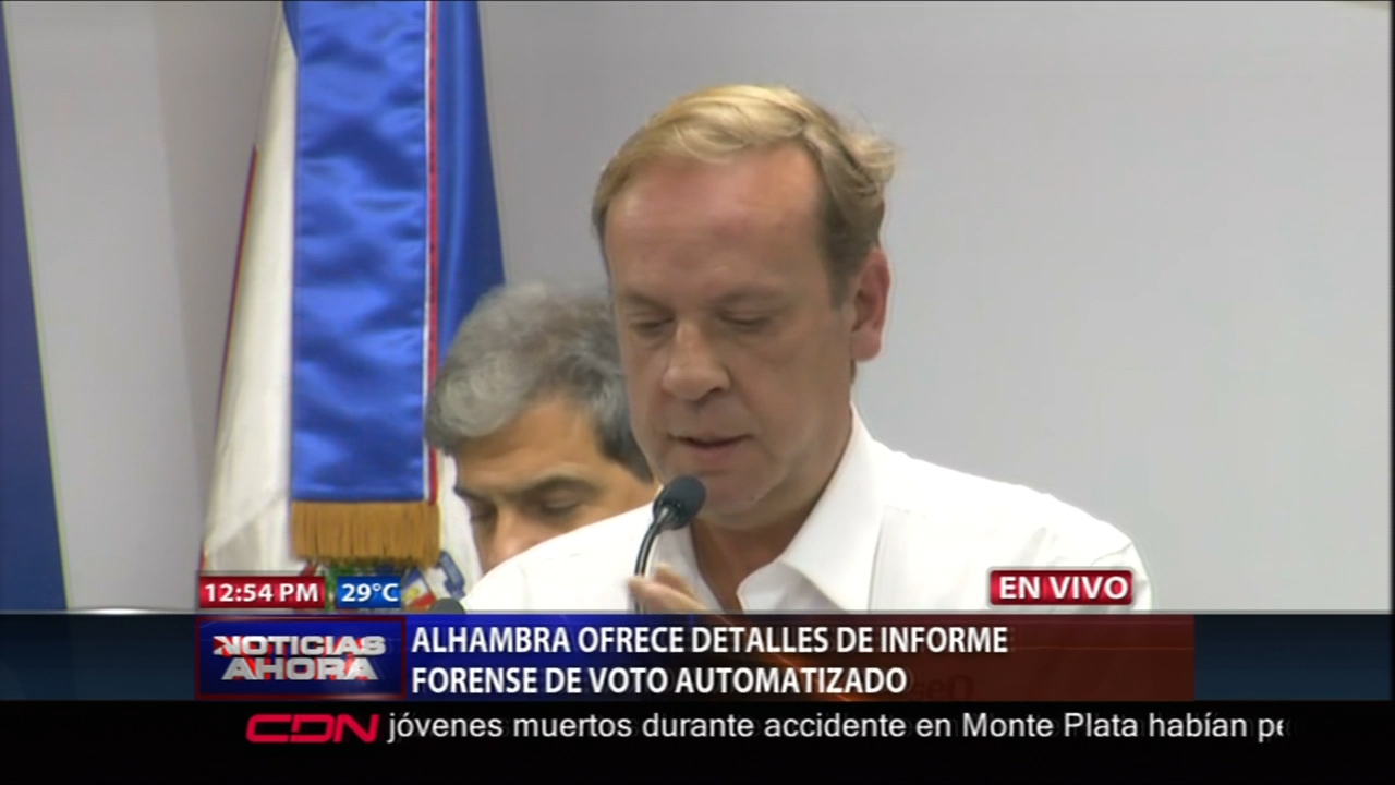 Empresa ALHAMBRA Ofrece Los Detalles Sobre El Informe Forense Al Voto Automatizado