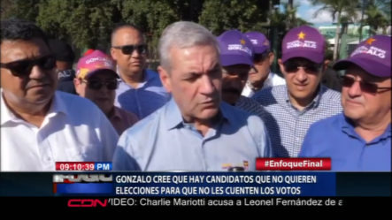 Candidato Gonzalo Castillo Dice Que Hay Candidatos Que No Quieren Elecciones Para No Contar Los Votos