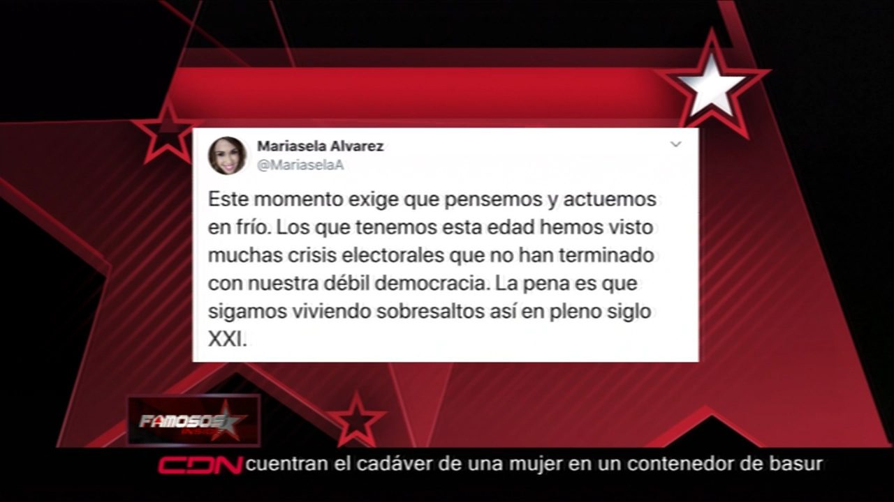 De Esta Manera Reaccionaron Las Celebridades Dominicanas A La Anulación De Las Elecciones