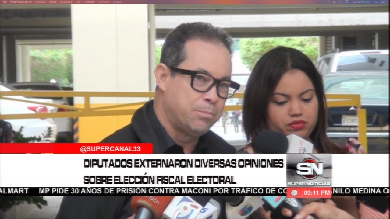 Diversas Opiniones De Diferentes Diputados Sobre La Elección De Un Fiscal Electoral