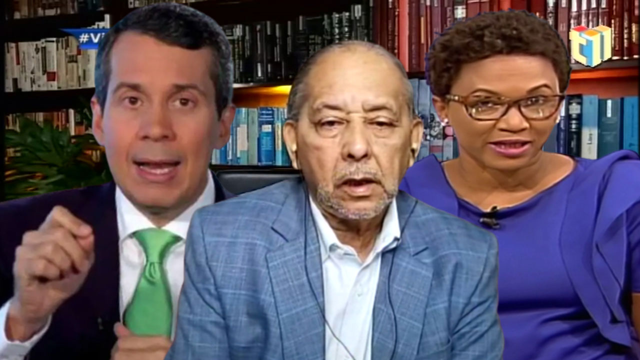 Huchi Lora Y Edith Febles Confrontan Al Ministro De Medio Ambiente Sobre El Derrame De Oxido De Calcio