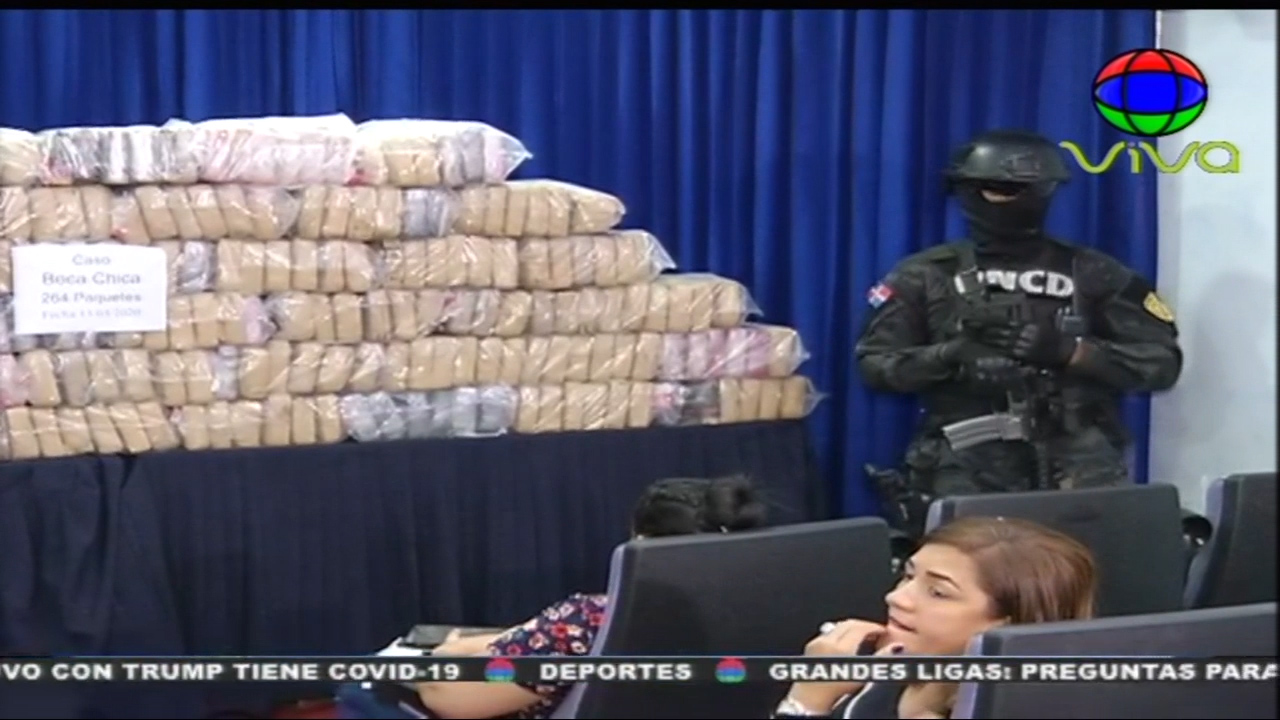 Agentes Del DNCD Decomisa 264 Paquetes De Drogas Cerca De Boca Chica