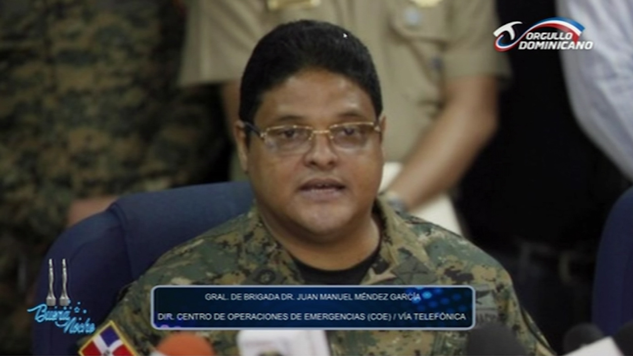 La Llamada Del Director Del COE Dando Más Información Sobre La Tormenta Isaías