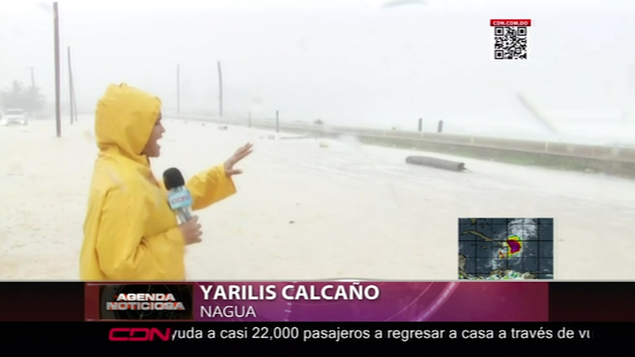 Así Está La Tormenta Isaías Desde El Malecón De Nagua
