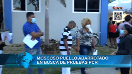 Hospital Moscoso Puello Abarrotado En Busca De Pruebas PCR