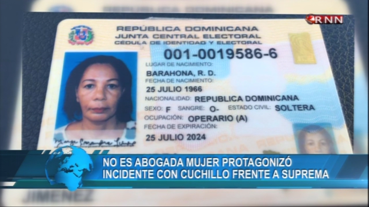 La Mujer Que Sacó El Cuchillo Ayer Frente A La Corte Suprema No Es Abogada