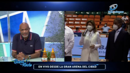 Exclusiva La Vicepresidenta Raquel Peña En La Inauguración De Baloncesto Superior En | Buena Noche