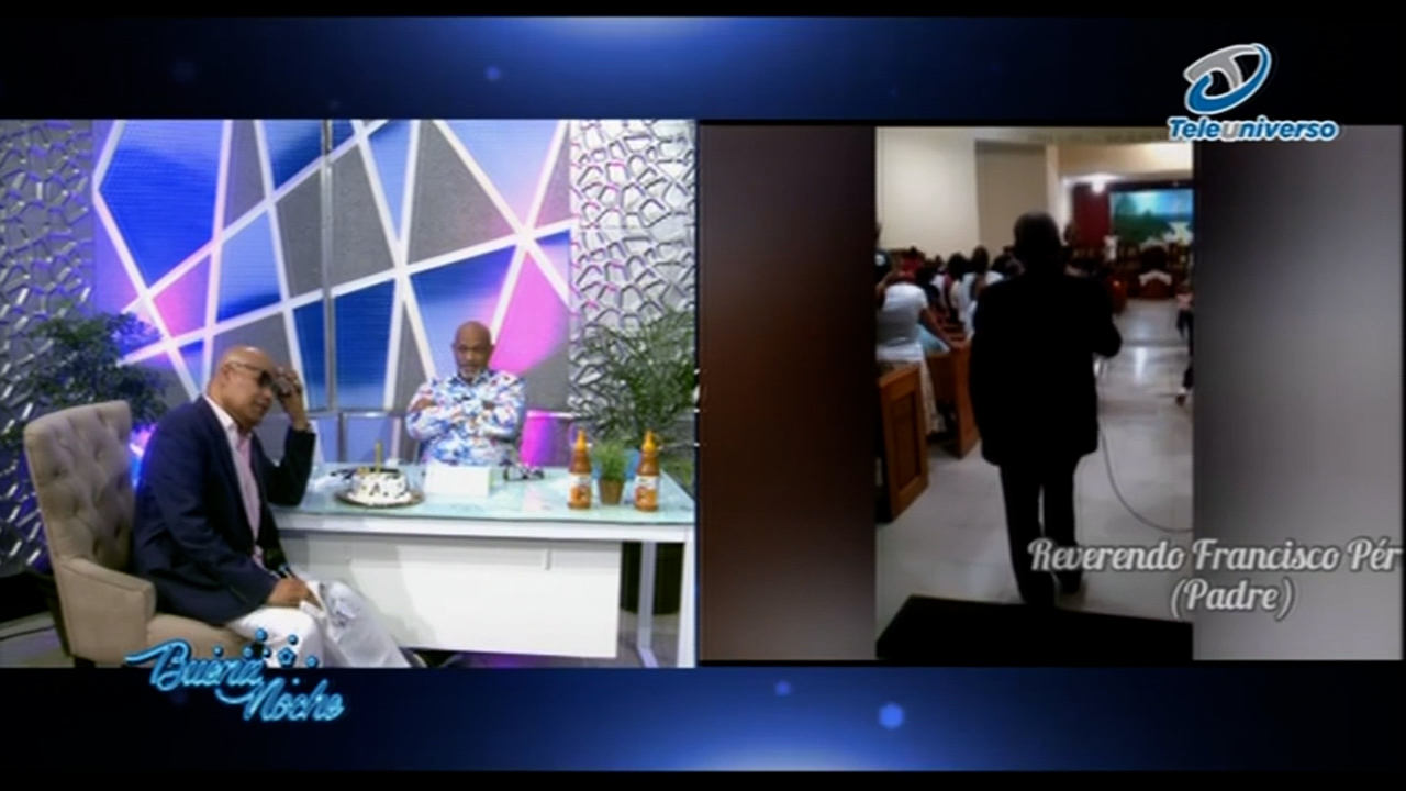 La Reacción De Rybby Pérez Al Ver A Su Padre Predicando Al Pueblo En Una Iglesia | Buena Noche