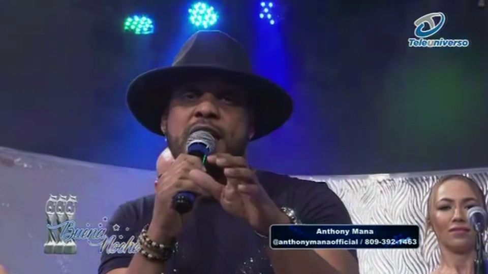 Presentación Artística De Anthony Mana En | Buena Noche