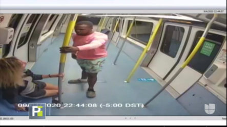 Terror En El Metro De Miami Un Hombre Le Esta Dando Golpizas A Personas Que Anden Solas