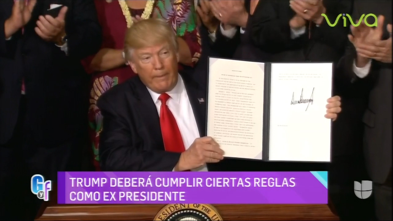 Reglas Que Debe Cumplir Trump Como Expresidente