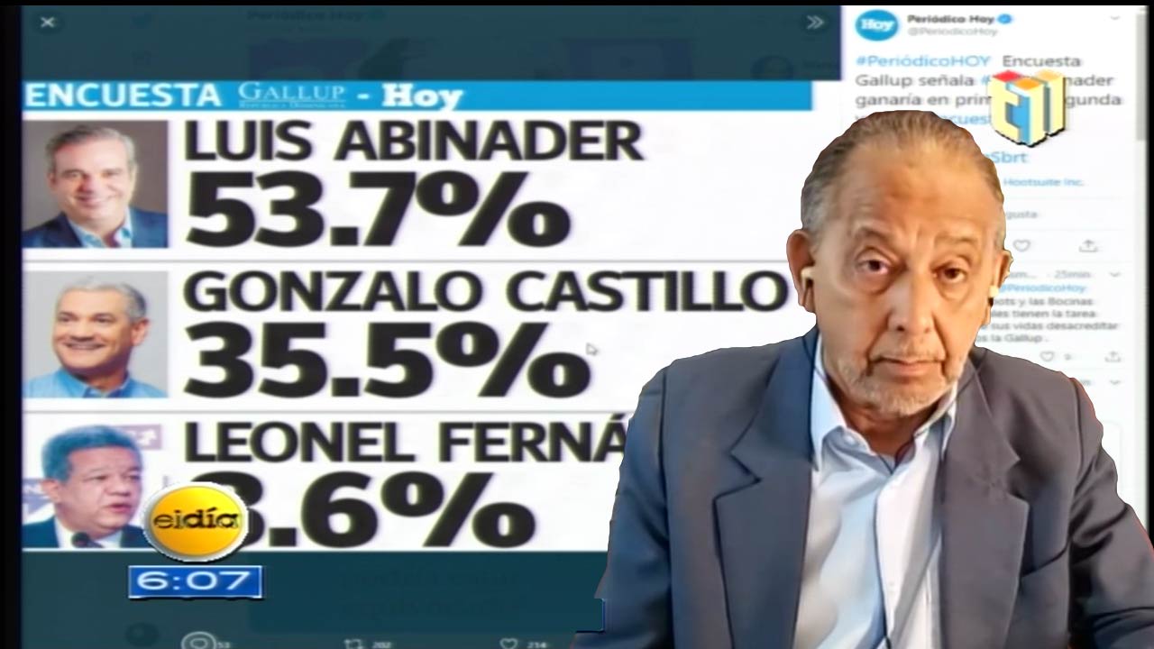 Según Huchi Lora Por Estas Razones Es Que La Gallup Es Confiable