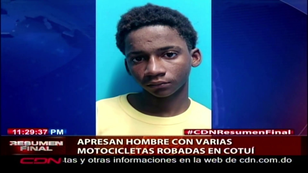 Apresan Hombre Con Varias Motocicletas Robadas En Cotuí