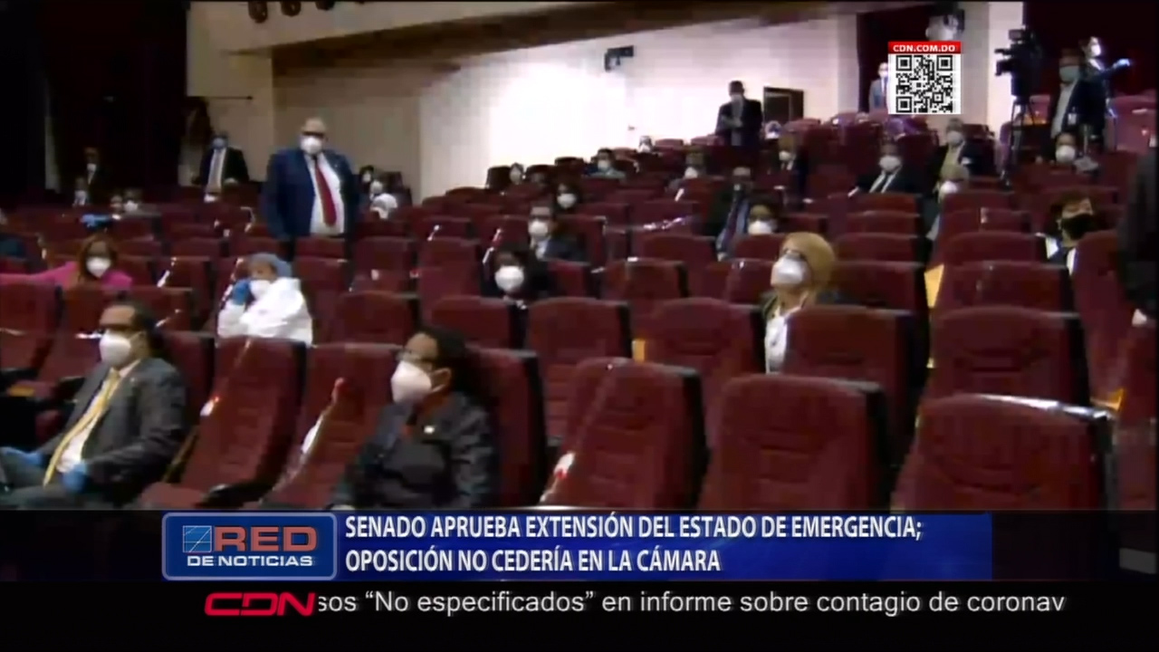 Senado Aprueba Extensión Del Estado De Emergencia