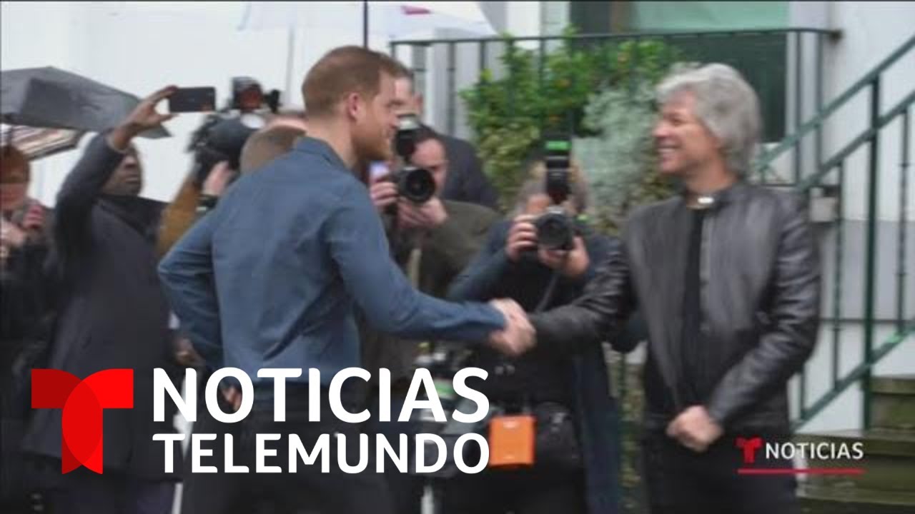 De Príncipe A Rockero: Harry Graba Una Canción Con Bon Jovi