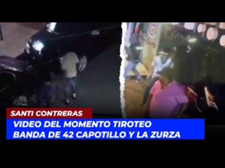 Video Del Momento Tiroteo Banda De 42 Capotillo Y La Zurza