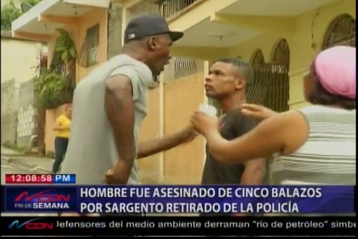 Sargento Retirado Mata A Hombre En Los Mina