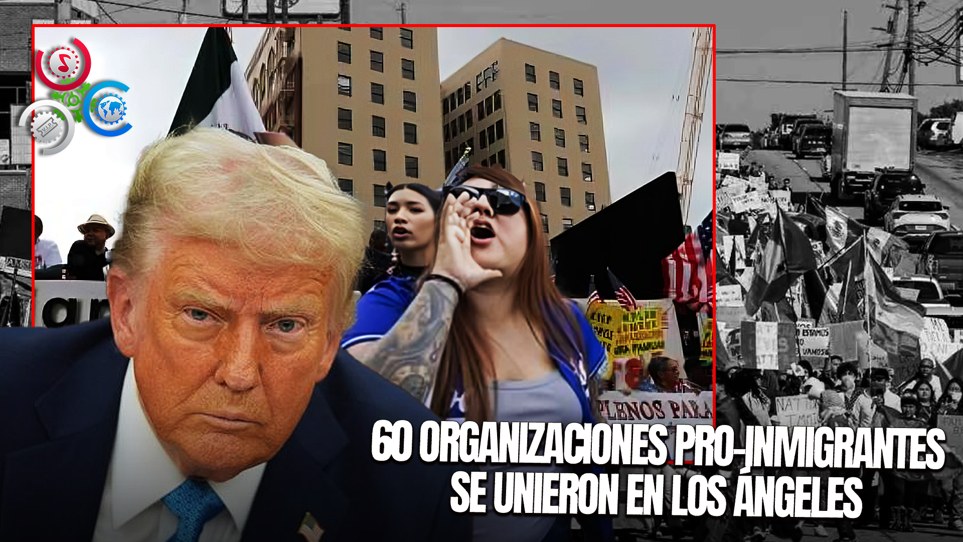 Gran Marcha En Los Ángeles Contra Las Medidas Migratorias De La Administración Trump