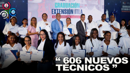 INDOTEL San Pedro De Macorís Gradúa 606 Nuevos Técnicos