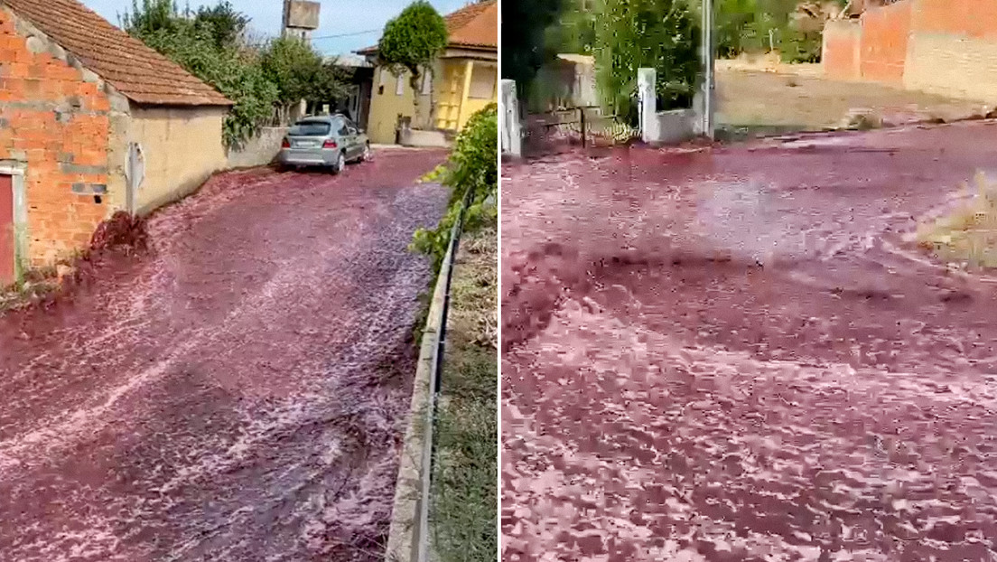 RÍOS DE VINO Inundan Las Calles En Portugal