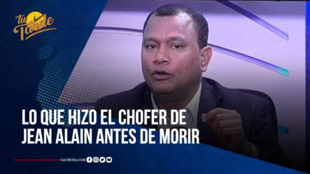 Lo Que Hizo El Chofer De Jean Alain Antes De Morir | Tu Tarde