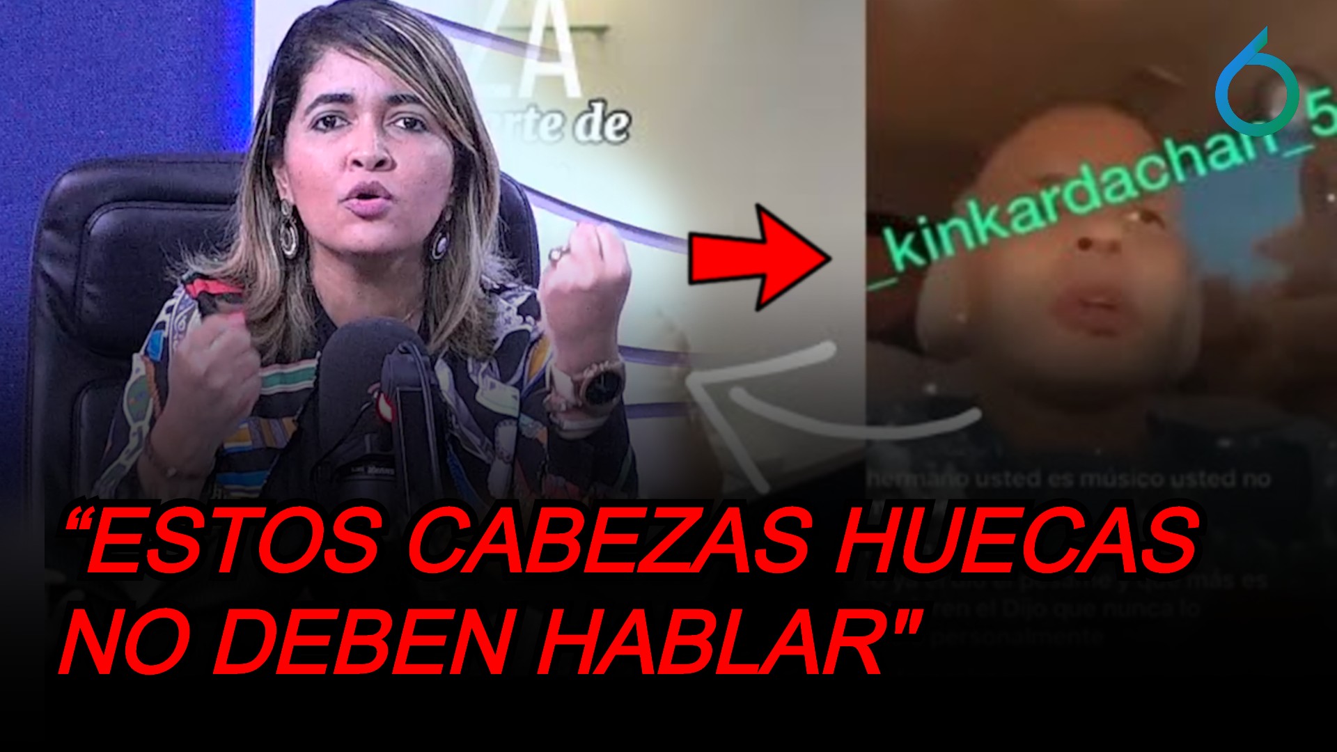 Nilda Alaniz: “Estos Cabezas Huecas No Deben Hablar” | 6to Sentido