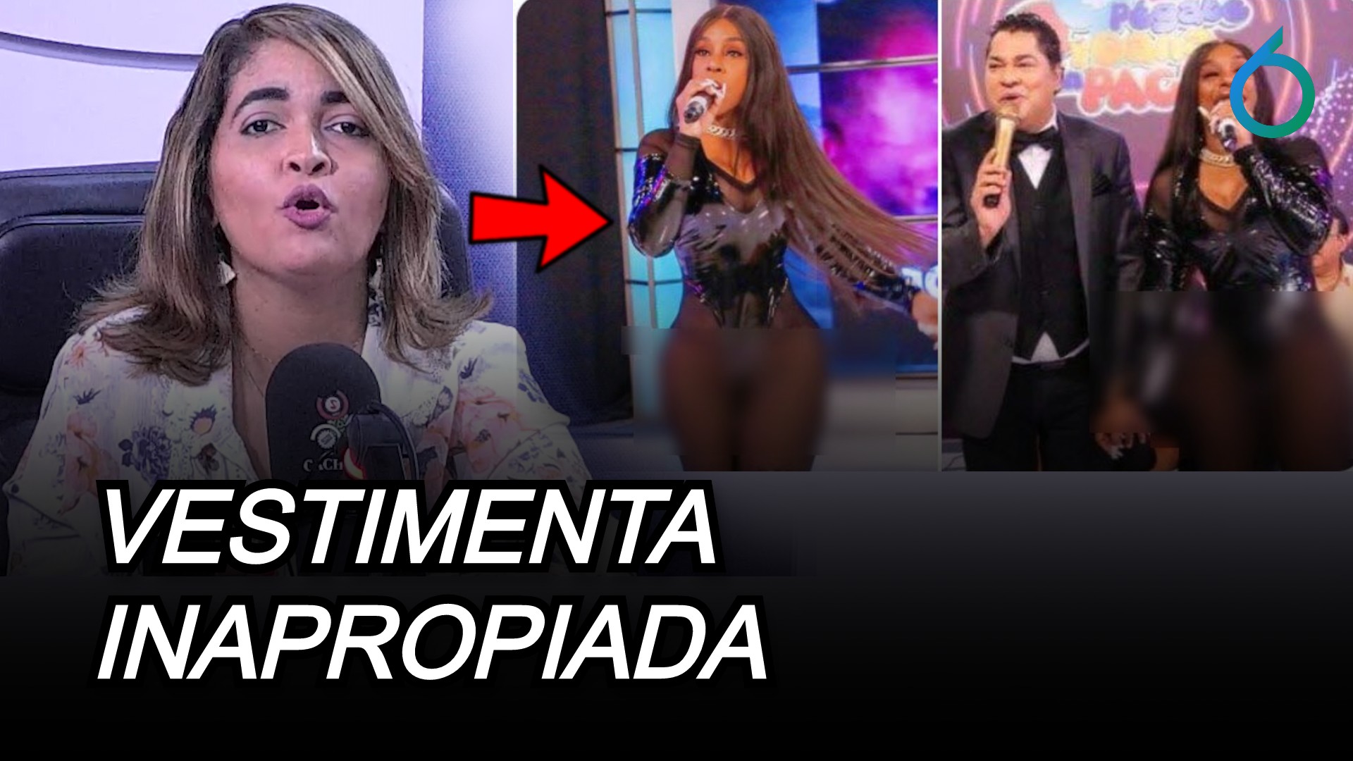 Candy Flow Causa Revuelo Por Su Aparición En Pantalla Con Vestimenta Considerada Inapropiada | 6to Sentido