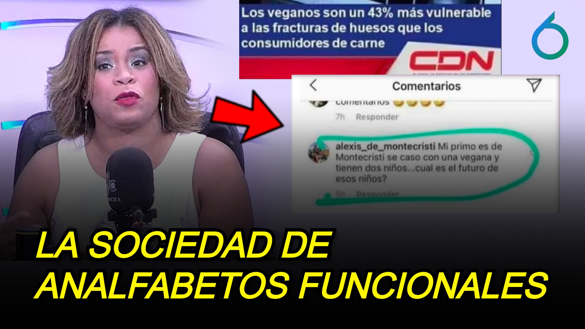 Abril Peña: La Sociedad De Analfabetos Funcionales | 6to Sentido