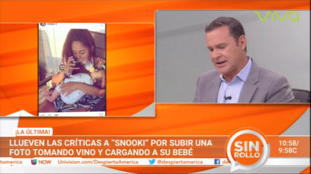 Llueven Las Críticas A “Snooki” Por Subir Una Foto Tomando Vino Y Cargando A Su Bebé