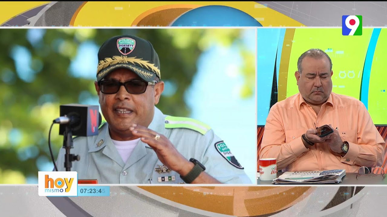 Gral. Guzmán Peralta DIGESETT, Aclara Sobre Fotografiar Los Documentos De Ciudadanos | Hoy Mismo