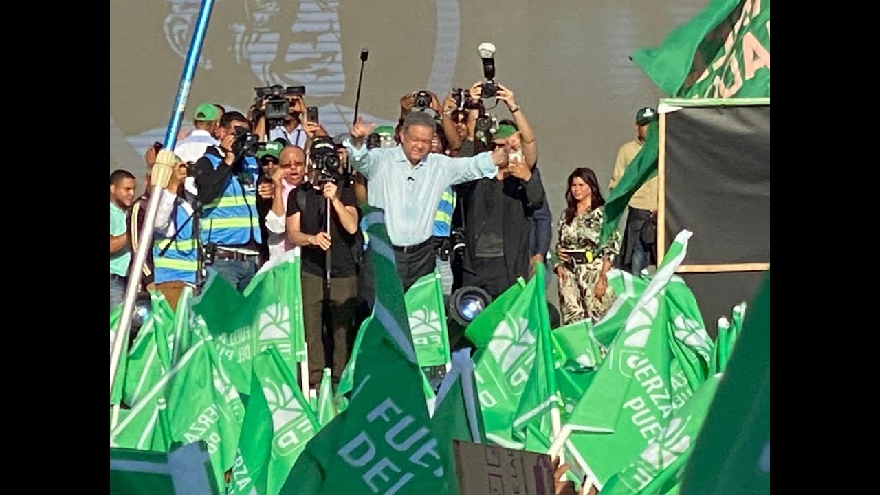 Discurso De Leonel Fernández Desde La Plaza De La Bandera