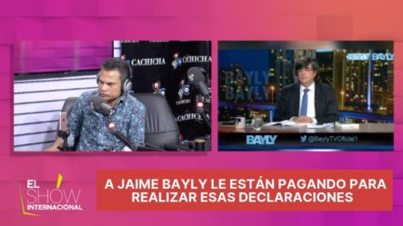 Según Mamola A Jaime Bayly Le Están Pagando Para Realizar Esas Declaraciones Contra De Leonel