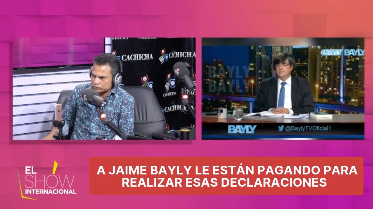 Según Mamola A Jaime Bayly Le Están Pagando Para Realizar Esas Declaraciones Contra De Leonel