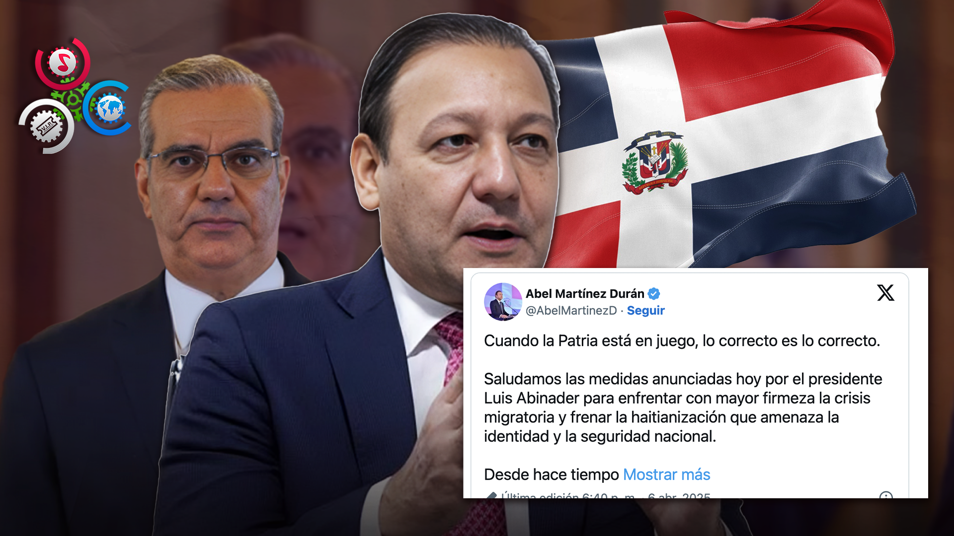 Abel Martínez Respalda Medidas Migratorias Anunciadas Por Abinader, Pero Exige Que No Queden En El Discurso