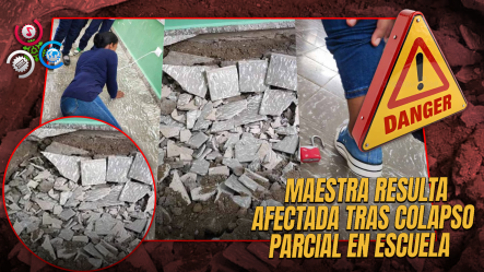ADP Exige Intervención Urgente En Escuela De Barahona Tras Hundimiento De Pisos