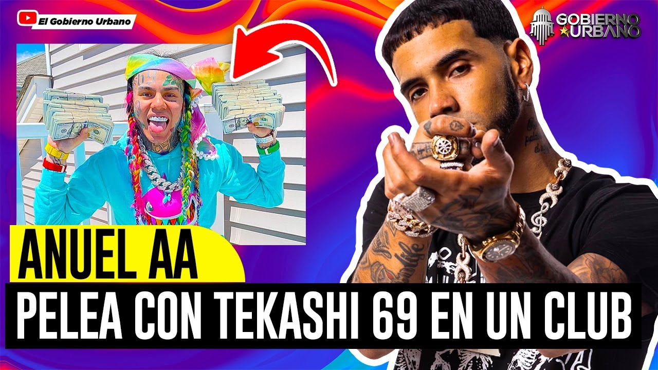 ANUEL PELEA FUERTEMENTE CON TEKASHI 69 EN UN CLUB