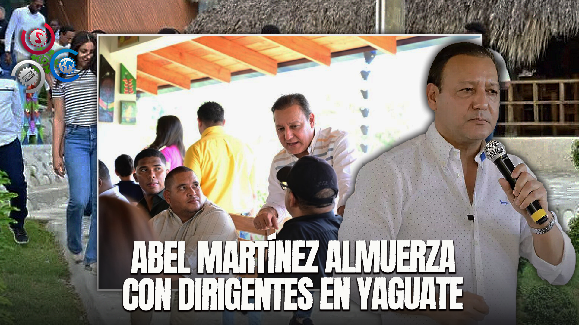 Abel Martínez Participa En Almuerzo Con Dirigentes Y Simpatizantes En Yaguate