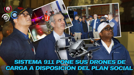 Abinader Encabeza Demostración De Drones De Carga Para Llevar Alimentos A Zonas Por Tormenta Melissa