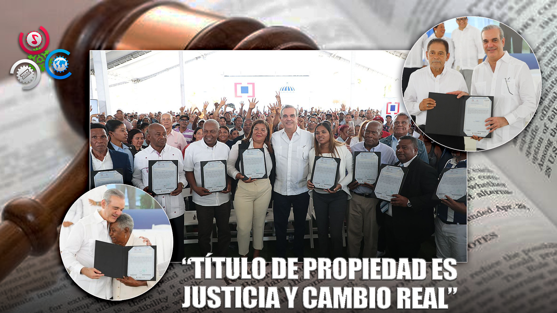 Abinader Entrega Títulos En Los Alcarrizos Y SDE