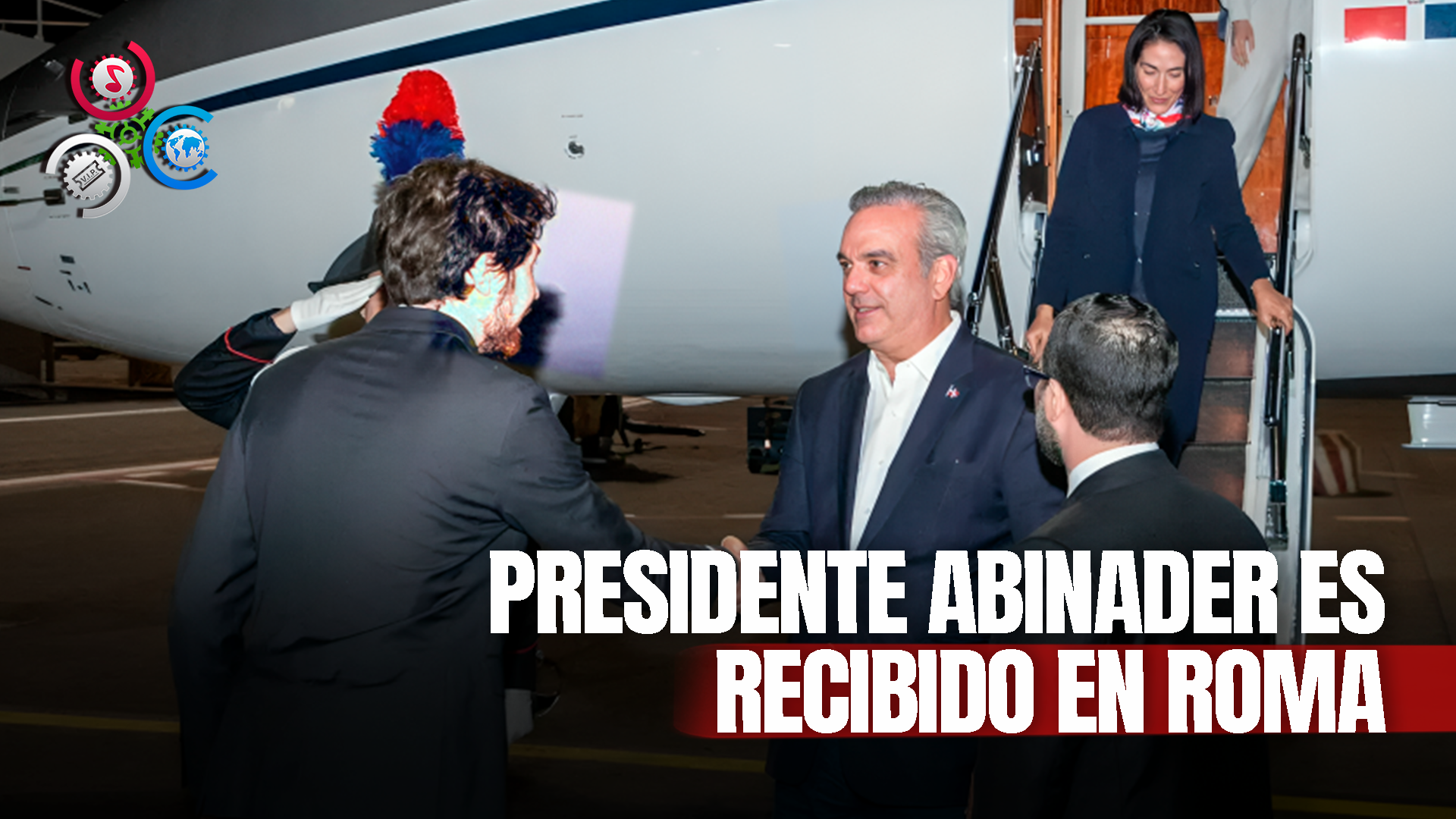 Presidente Abinader Llega A Italia Para Audiencia Privada En El Vaticano