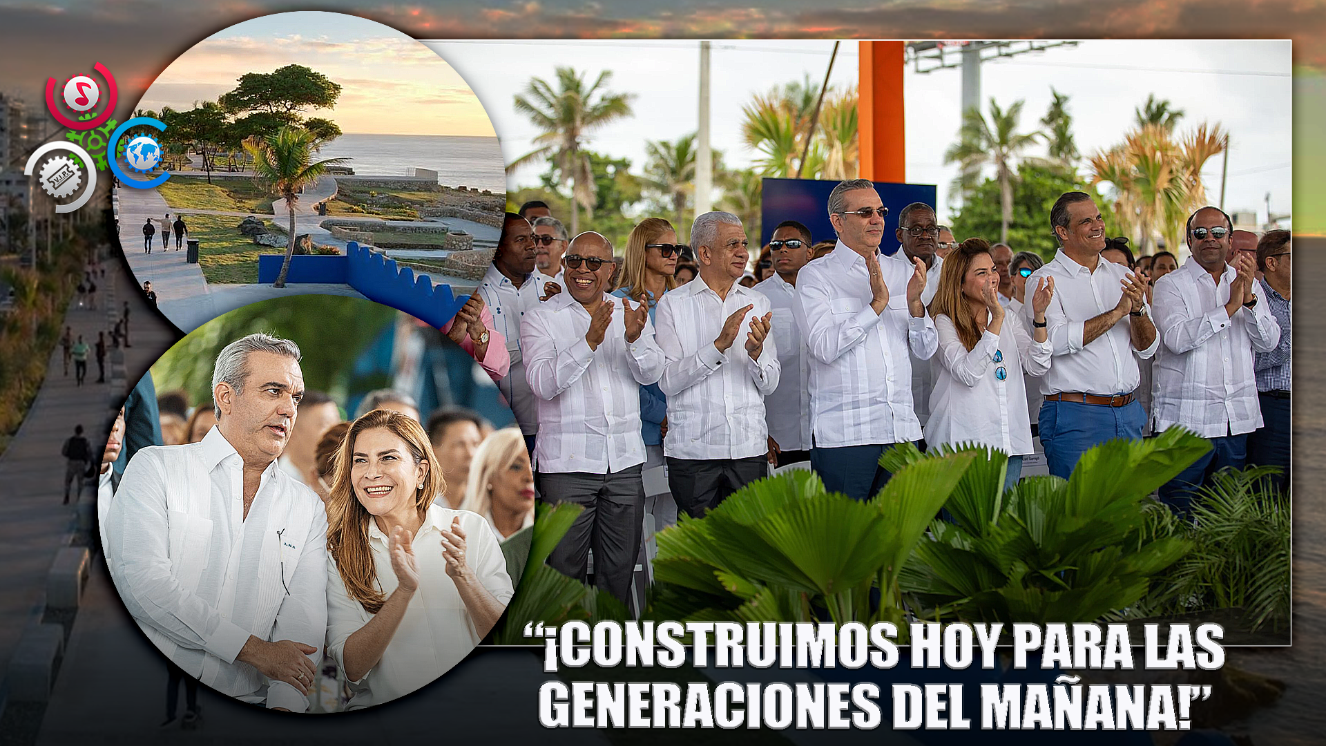 Abinader Y Mejía Dan Inicio A La Construcción Del Malecón Deportivo