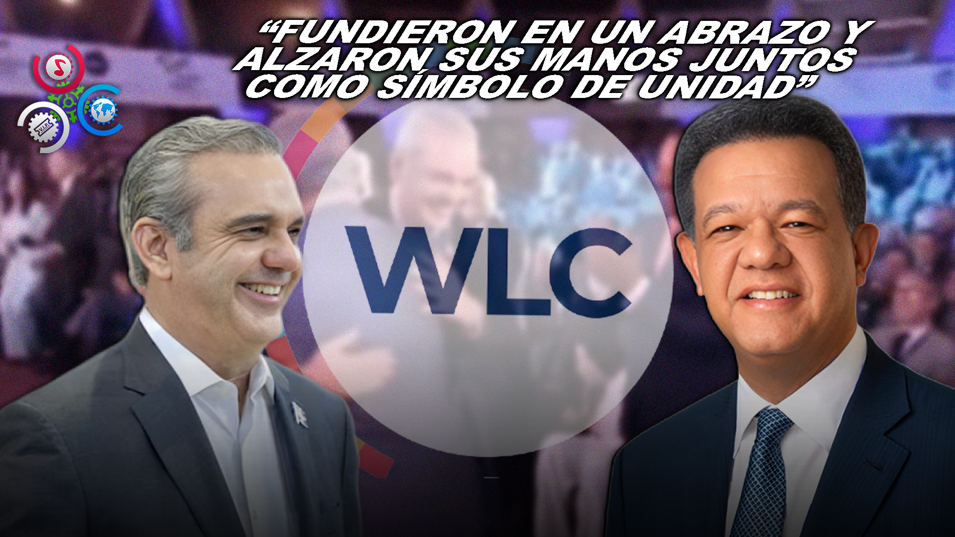 Gesto De Unidad: Abinader Y Leonel Se Dan Un Abrazo En El World Law Congress