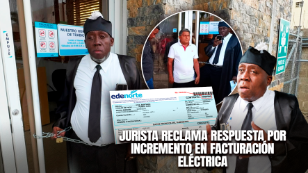 Abogado Se Encadena Frente A Edenorte En Dajabón Por Aumento En Factura Eléctrica