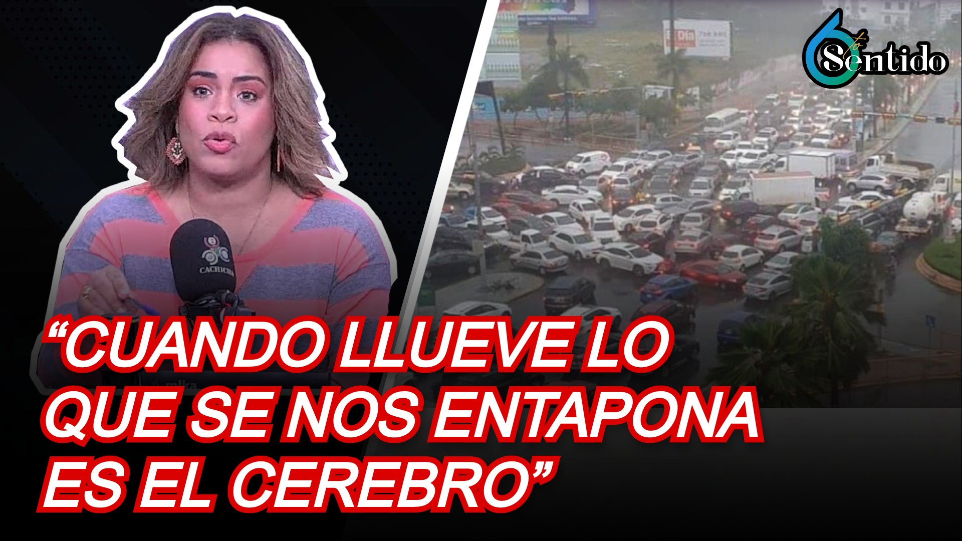 Abril Peña: “Cuando Llueve Lo Que Se Nos Entapona Es El Cerebro” | 6to Sentido