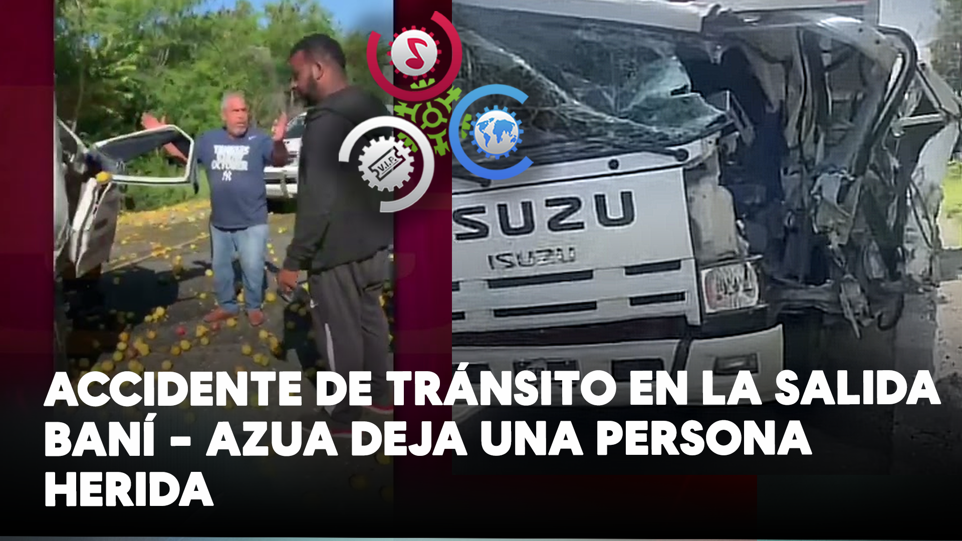 Accidente De Tránsito En La Salida Baní – Azua Deja Una Persona Herida