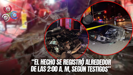 Accidente En Brooklyn:  Coche Robado Se Estrella Contra Edificio Y Deja Un Herido Grave