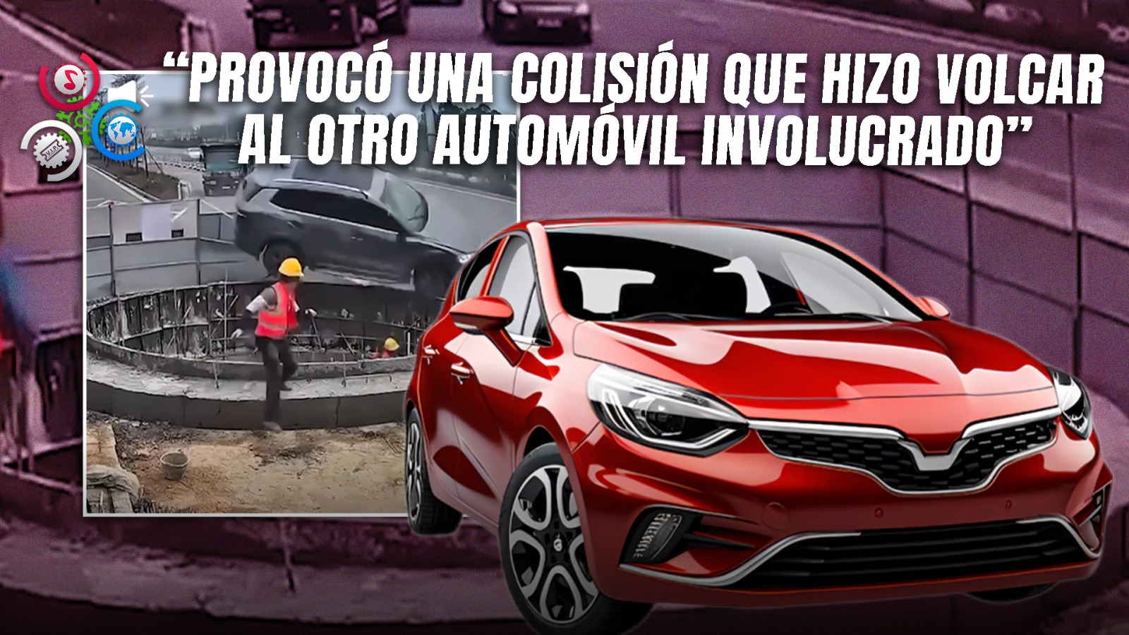 Accidente En Guangxi, China Deja Daños Materiales Y Tres Heridos Leves Tras Maniobra Imprudente