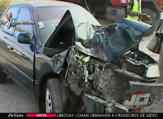 Santiago: Estrepitosos Accidentes Automovilísticos En Mirador Del Yaque Y Autopista Joaquín Balaguer #Video