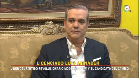 Entrevista A Lic. Luis Abinader